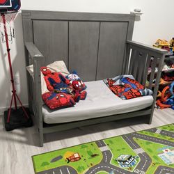 Convertible Crib + Baby Crib + Mattress + Rug + Decorations(Available in 2 Weeks)