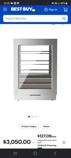 Monogram 24 in mini-fridge
