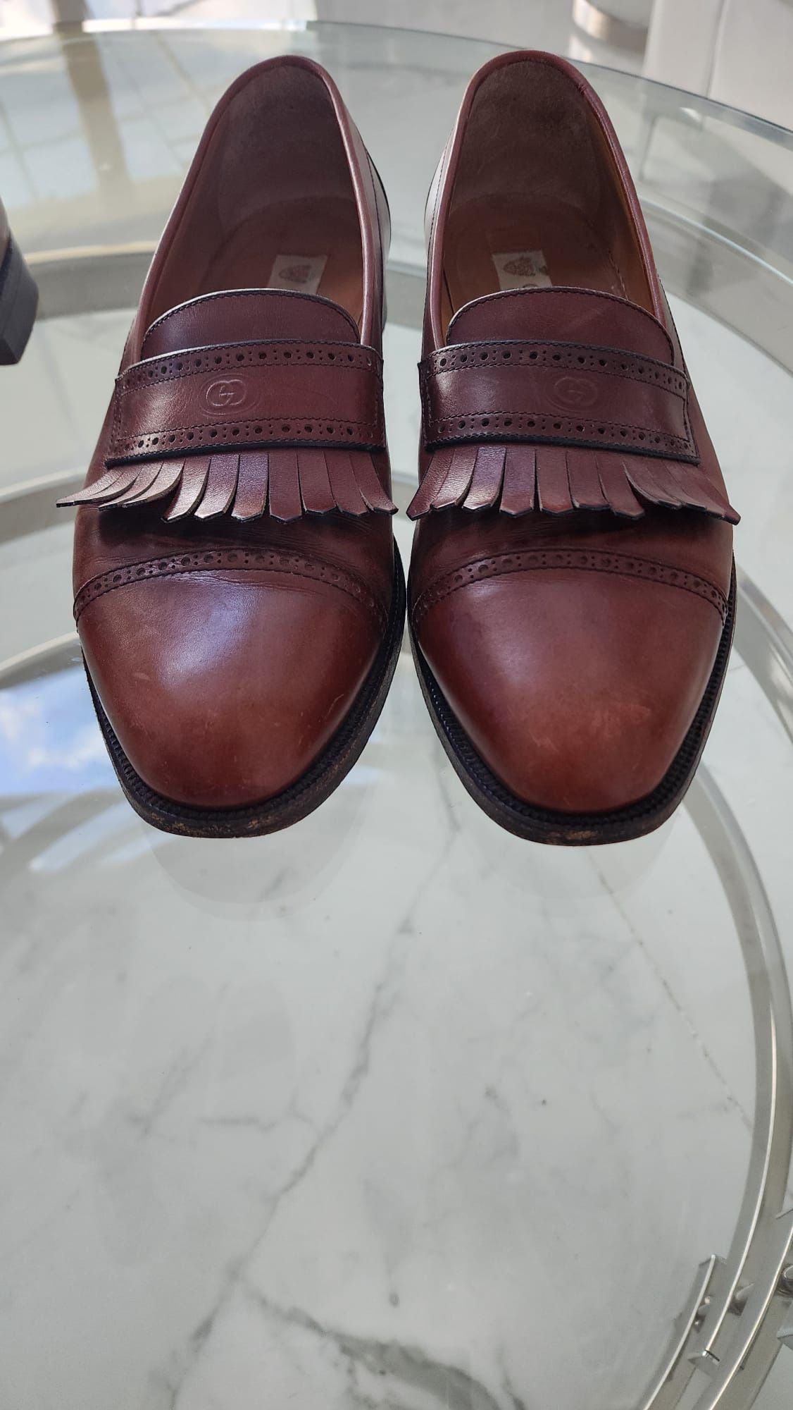 Leather Gucci Golf Shoes