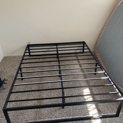 Metal Platform Queen Bed Frame