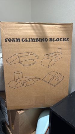 Brand new foam climbing blocks