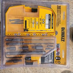 DeWalt DW5366 10-Piece SDS-Plus Anchor Drive Installation Kit