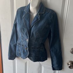 Womens Jean Jacket Size S 