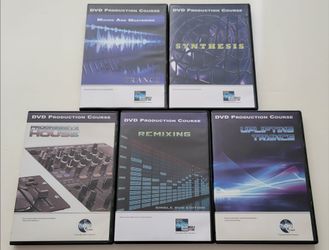 Trance & House Music! Musical Production Course & Tutorial DVD's! Mixing & Mastering, Synthesis, Remixing! Very Good to Near Mint Cond!