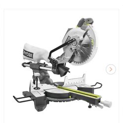 RYOBI 15 Amp 10 in. Corded Sliding Compound Miter Saw with LED Cutline Indicator