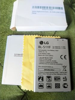 LG BL-51YF LG G4 Phones Replacement li-ion 3000mAh Battery, 100% genuine. X2.