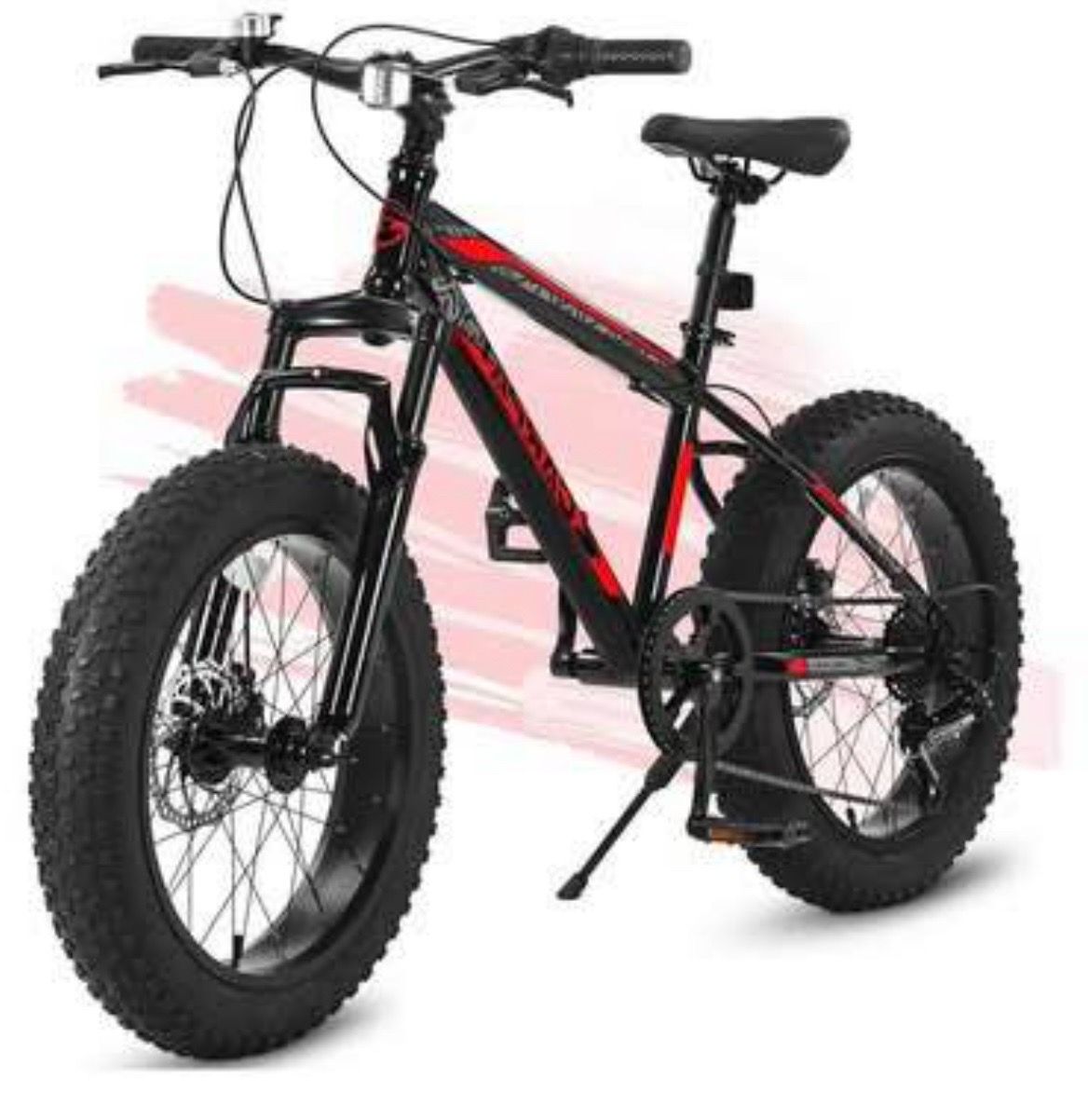 Slightly USED 20” Kids Bike w/ 4" Wide Fat Tire Wheel Ages 8-12 Boys Bikes with Double Disc Break