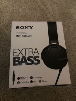 Sony headphones MDR-XB550AP Extra Bass
