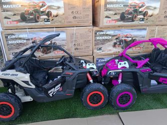 Electric Ride On Car Can Am Big 2 seater 48volts 4x4 with remote or kids drive rubber tires