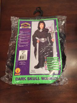 Nice Kids Grim Reaper Skull Warrior Costume Size Medium 8-10