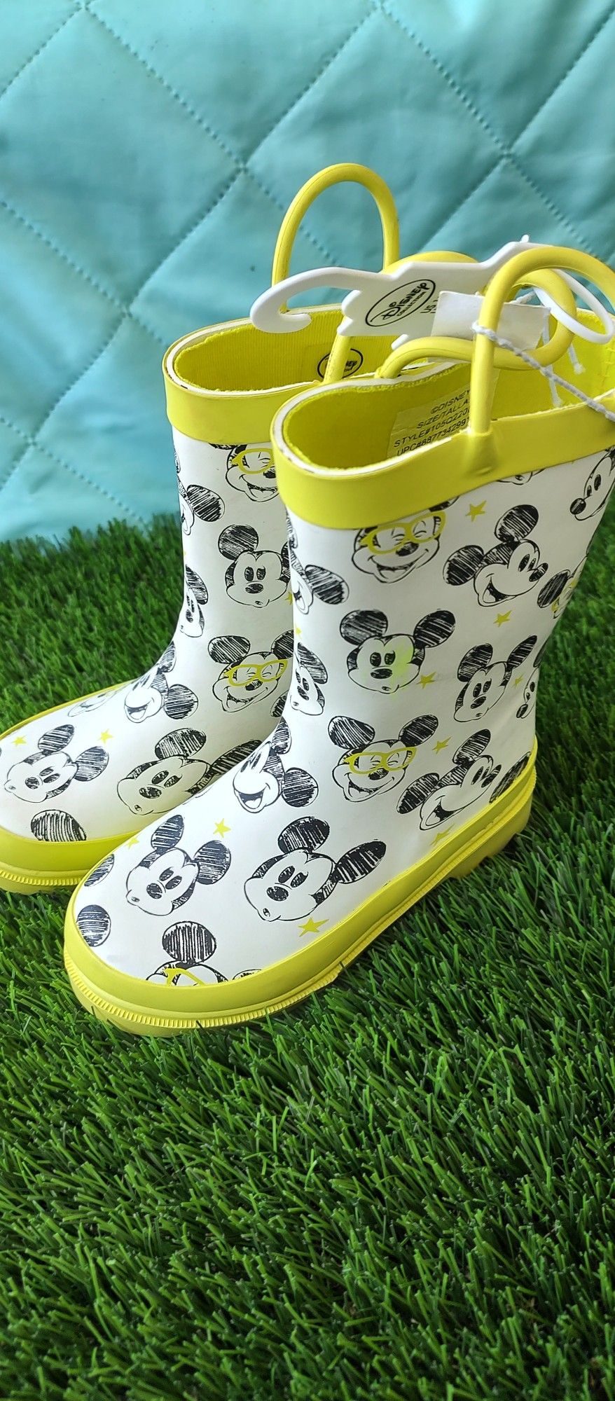 Mickey Mouse Rain Boots Size 11