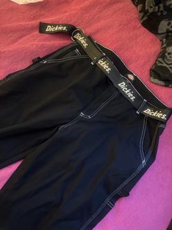 Dickies Black Pants with Belt