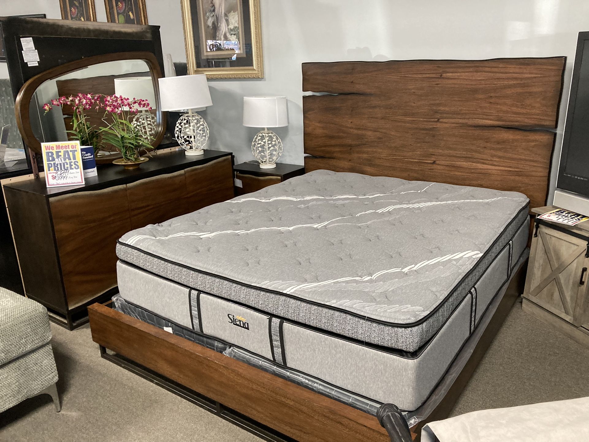 Perfect Bed Set 💛😊 Easy Financing! $2999