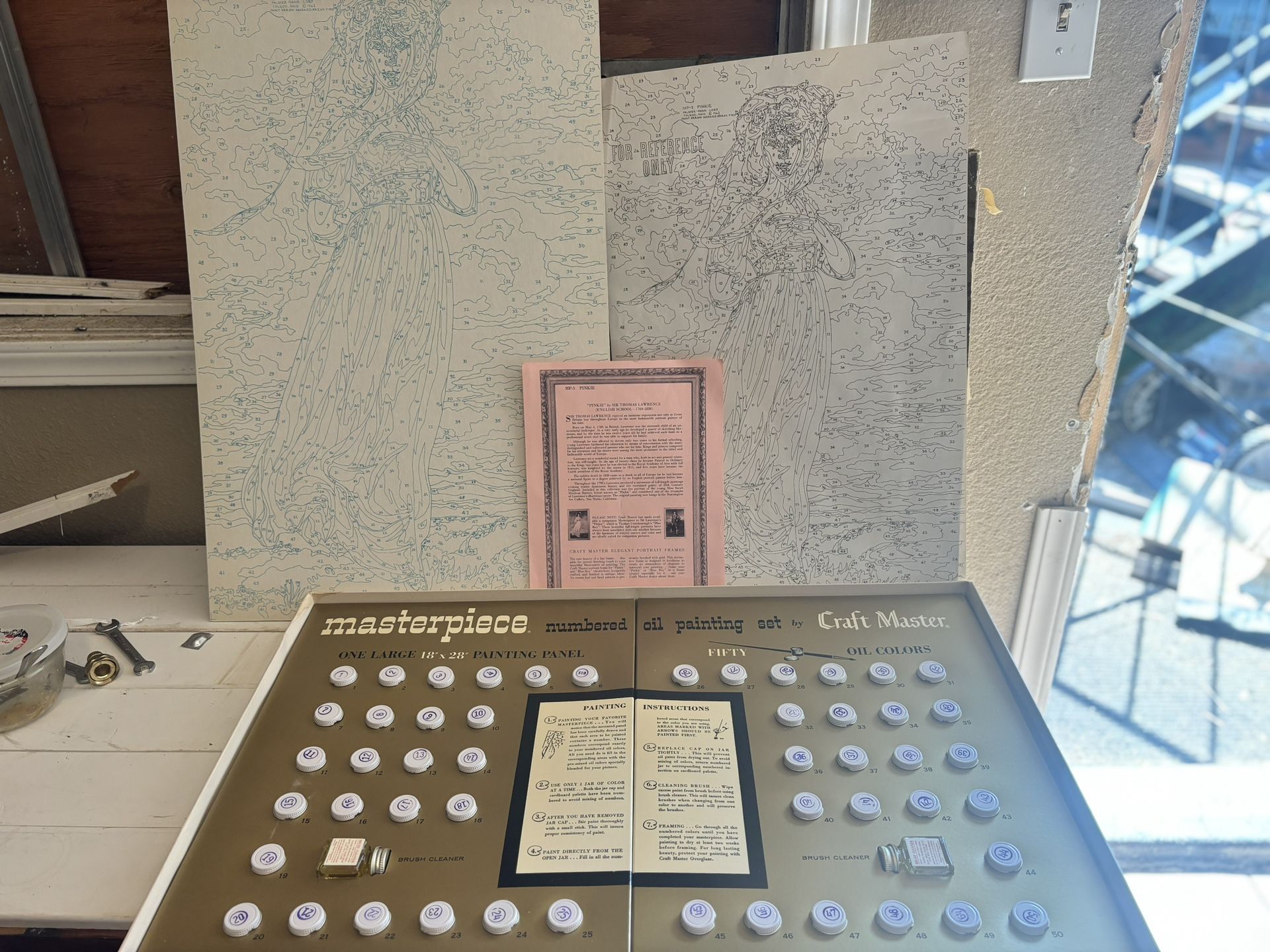 RARE CRAFT MASTER PAINT BY NUMBERS