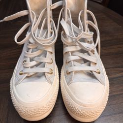 WOMEN'S CONVERSE CHUCK TAYLOR SEASONAL LIFT HI SUSTAINABLE PLATFORM SNEAKERS