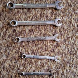 5 Craftsman Sae Wrenches