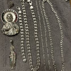 Silver Chains/bracelets 925