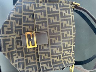 Vintage 00's Fendi Zucca Mama Baguette