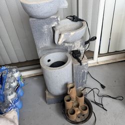 Patio Fountain and Indoor Mini Fountain 