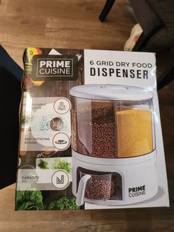 Prime Cuisine 6 Grid Dry Food Dispenser