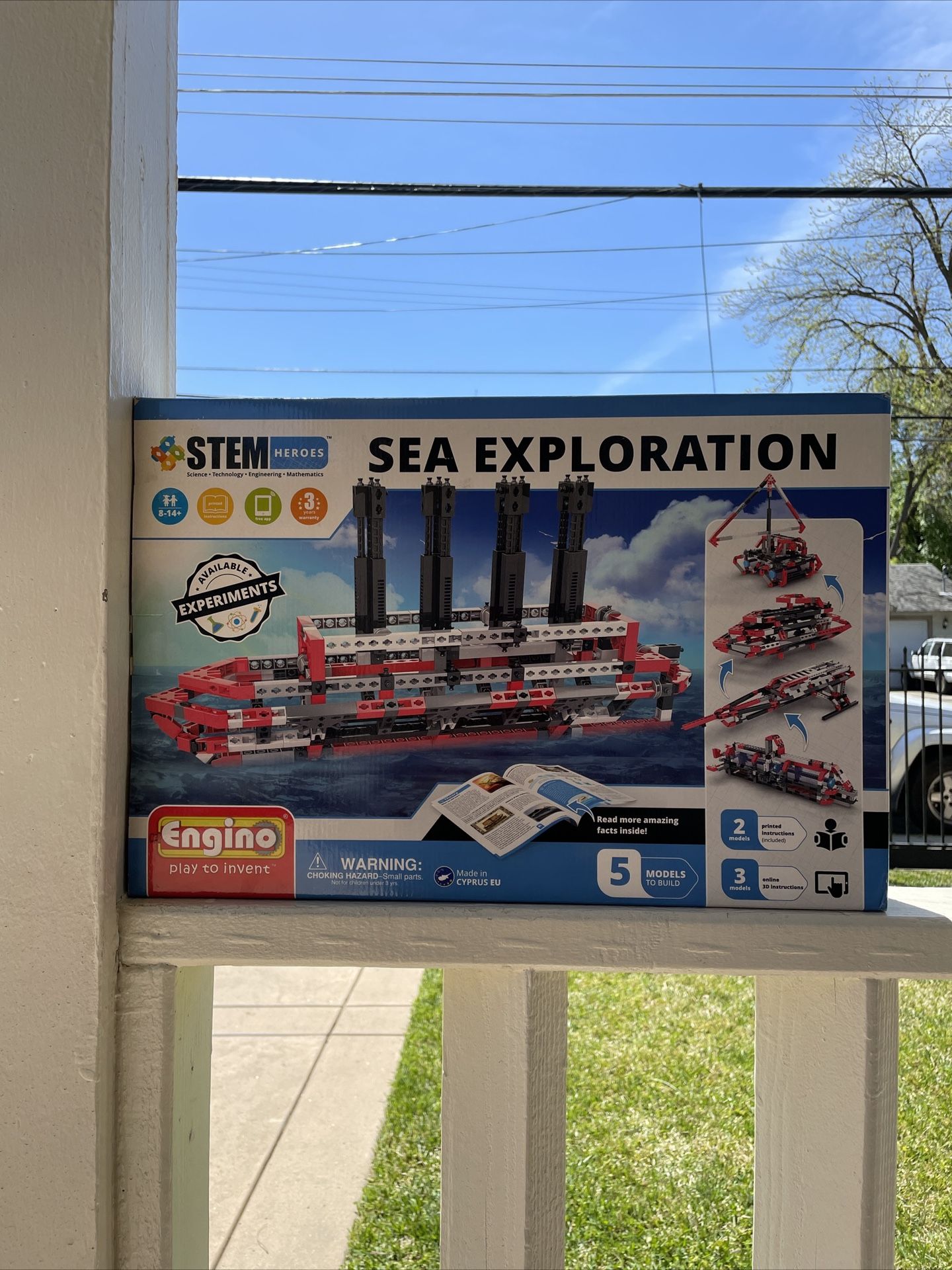 STEM Heroes Sea Exploration Construction Set-Engino With Free kidCAD App Ages 8+