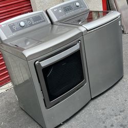 LG Set Gas Dryer And Washer 