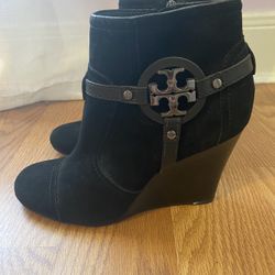 NEW SHOES! Tory Burch Wedge Booties