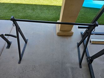 Wall-Mounted Pull-Up Bar with hardware