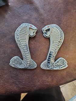 1996-2020 FORD MUSTANG SELLING LARGE COBRA EMBLEMS