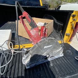 Bauer Concrete Saw 