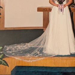 White Wedding Dress Size 2