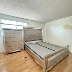 Cali King Size Bed Frame 