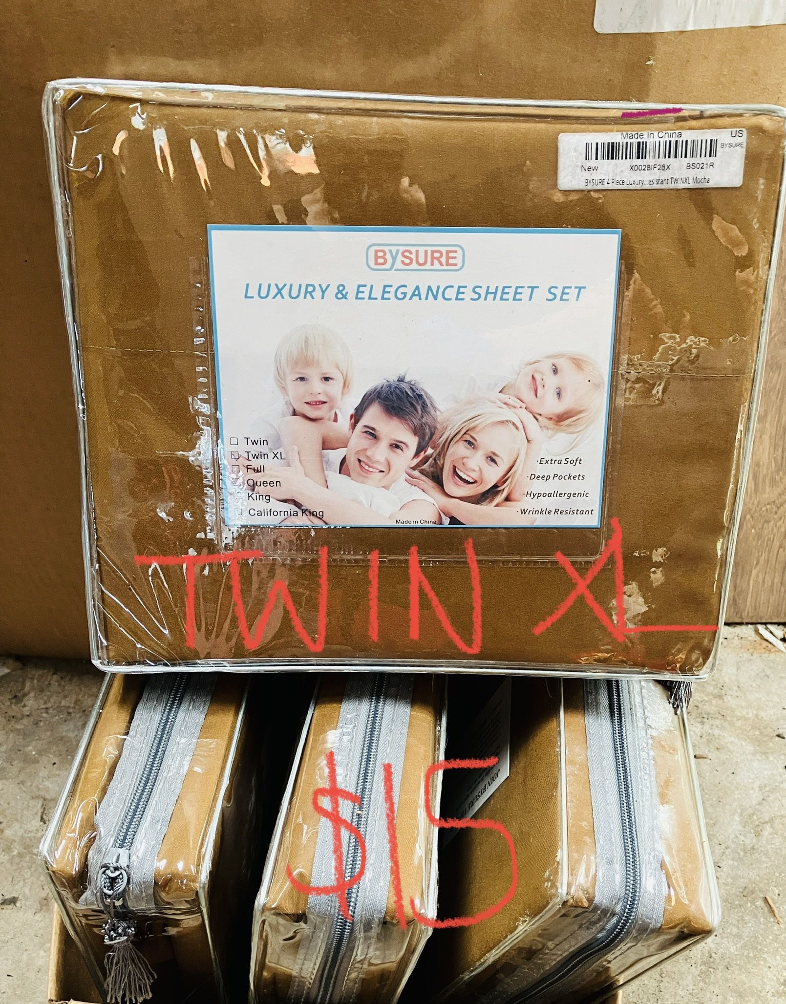 Twin XL New Sheet Sets