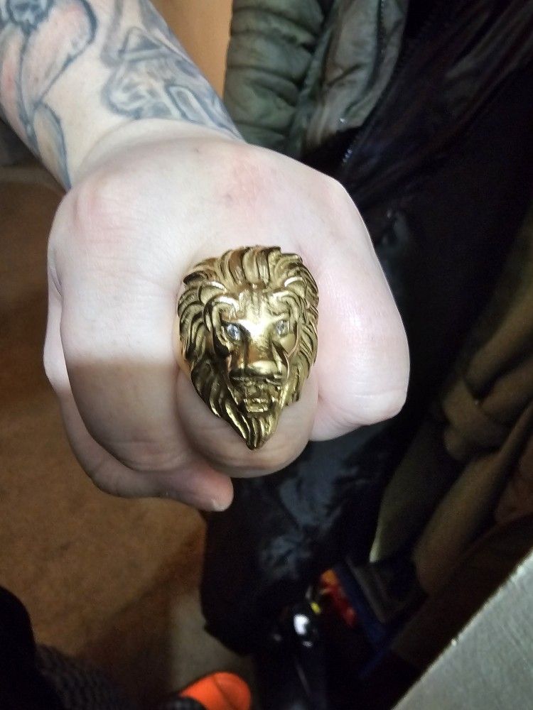 Lion Heavy Men's Ring 