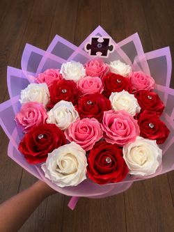 Soap flowers