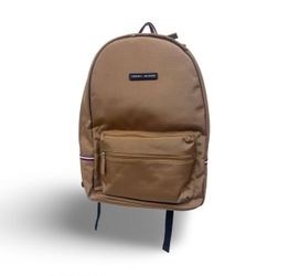 Tommy Hilfiger Backpack Travel Shoulder Bag – Brown