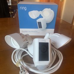 2 Ring Floodlight Camera Wired Plus ($380 New)