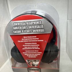 Dorman Universal Headphones for Vehicle Auto Entertainment Systems Car Truck