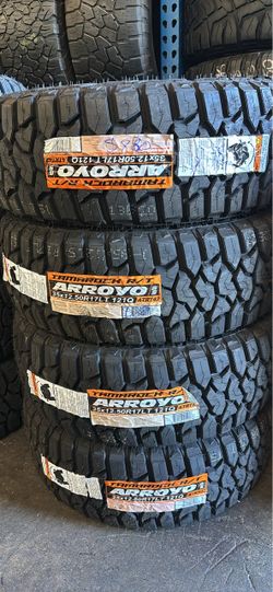 New 35/12.50/17 Arroyo RT tires