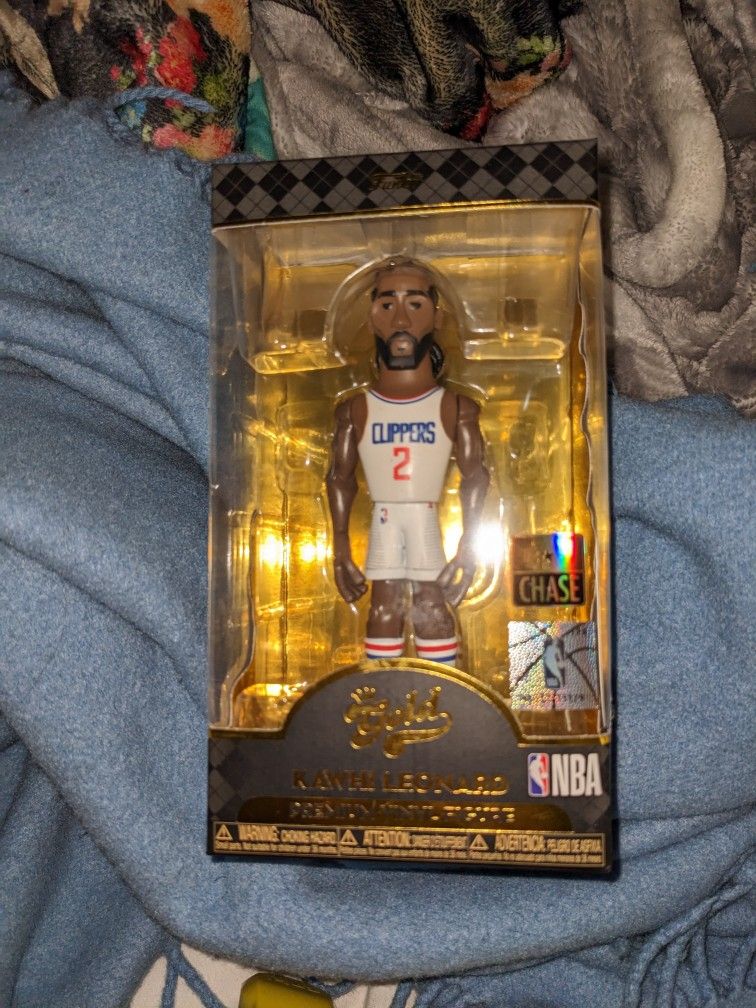 Funko Gold Chase Kawhi Leonard #2 Los Angeles Clippers 5" Premium Vinyl Figure