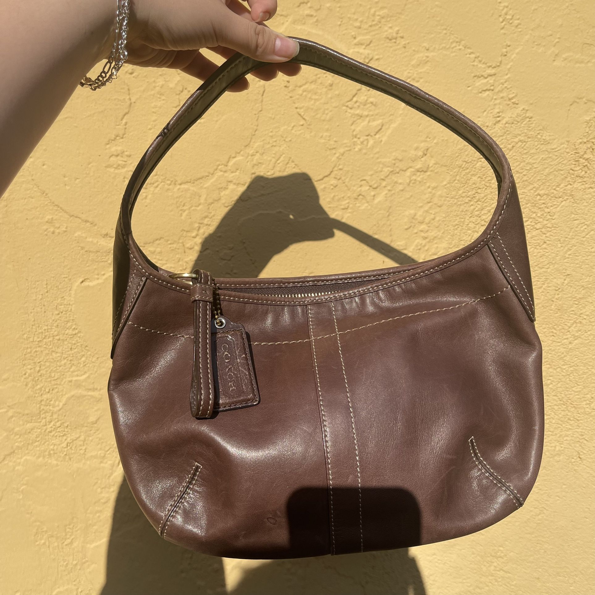 Coach Vintage Hobo Dark Brown