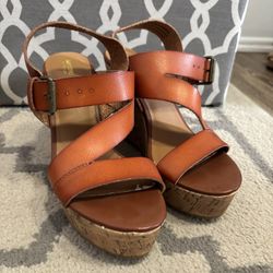 Mossimo Brown Women’s Wedge Heels