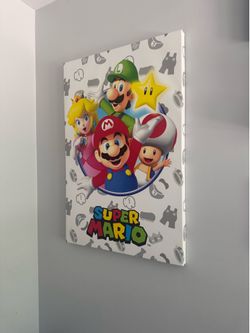 Boy Room Decor- Wall Art- Spider-Man & Mario Kart