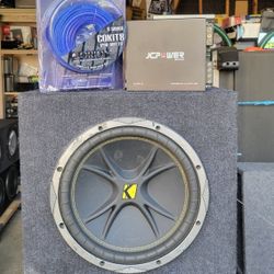12inch Kicker Comp And Amplifier And Kit 