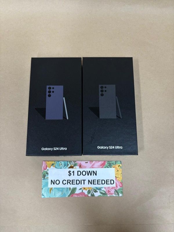 Samsung Galaxy S24 Ultra 5G - Only $1 Today Pay The Rest Later! 