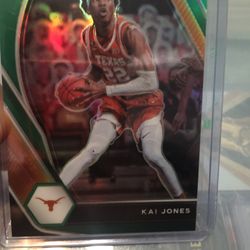 Kai Jones Green Prizm Card No 14 