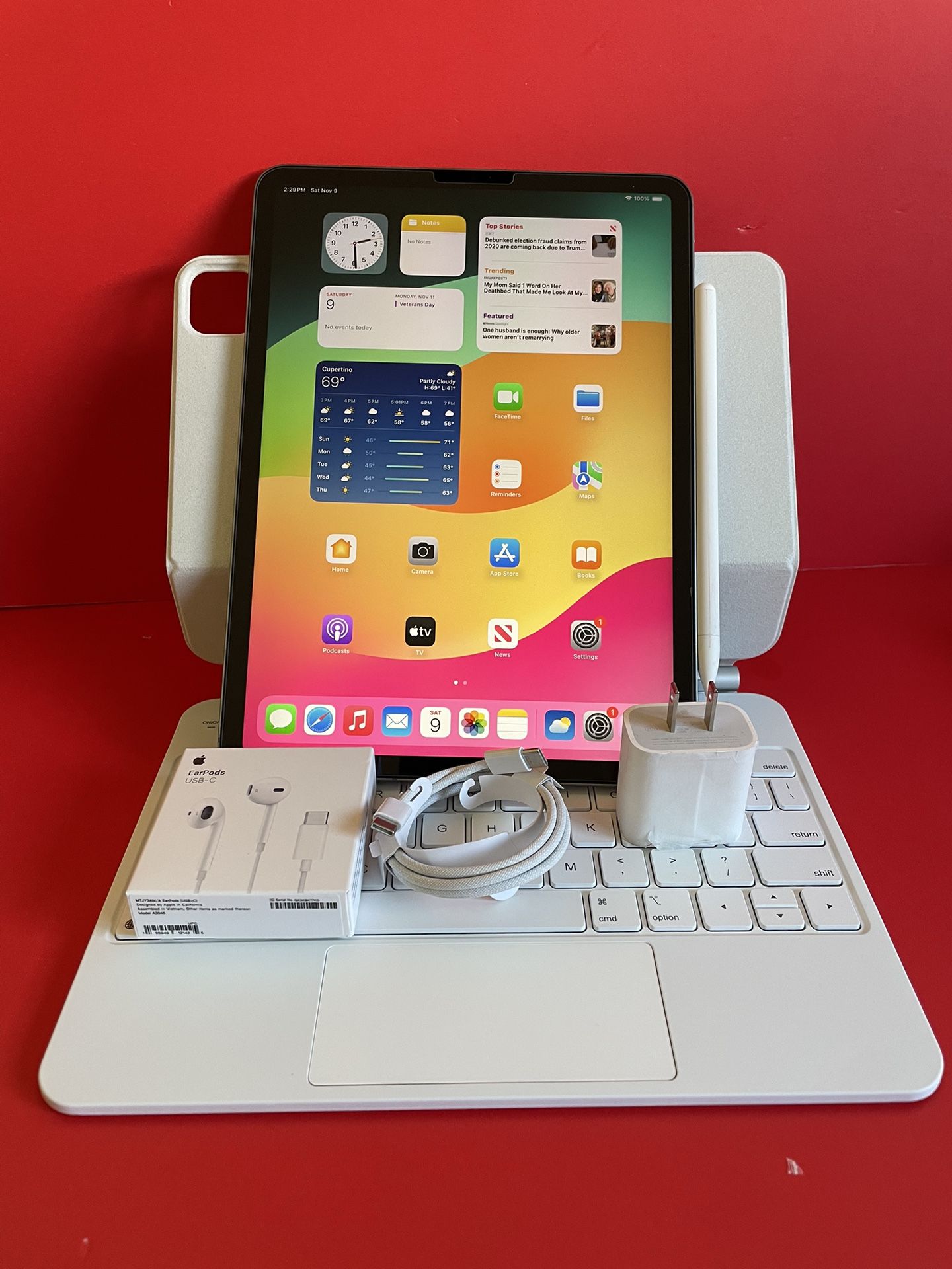 128GB Apple IPad Pro 11” 4th Generation (2022 Model / M2 chip) Wi