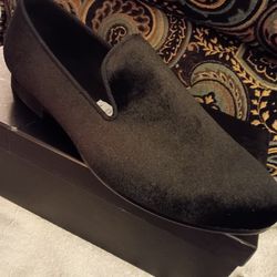 Herpelunde Handmade Mens Velvet Loafers. Size 13