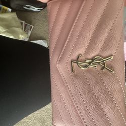 Pink Women’s Crossbody Wallet 