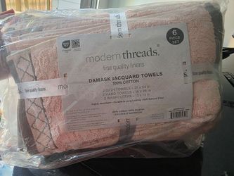 NEW Modern Threads 6-Piece Towel Set